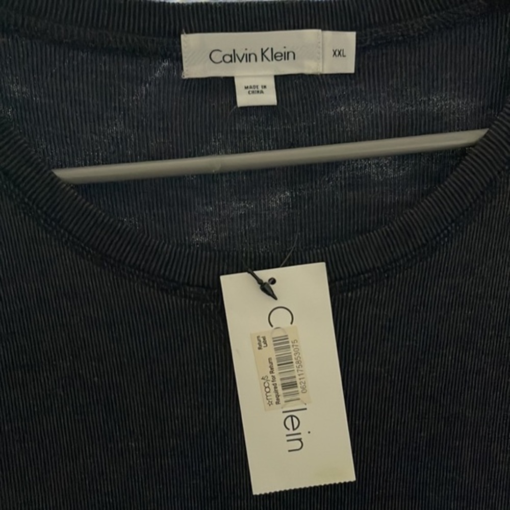 Calvin Klein Gray Long Sleeve Nighting Lifestyle Sz XXL NWT #6260 - Picture 2 of 4